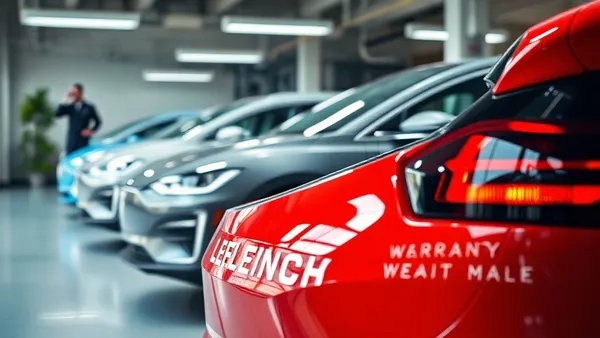 Técnico automotivo inspecionando sistema elétrico de veículo em concessionária brasileira