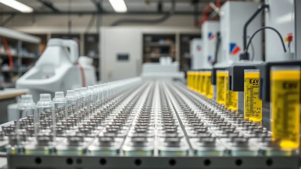 Bancada de teste de células de bateria de lítio em laboratório de engenharia
