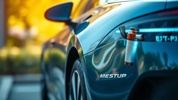 Diagrama comparativo de química de bateria LFP e NMC em carro elétrico com fundo técnico