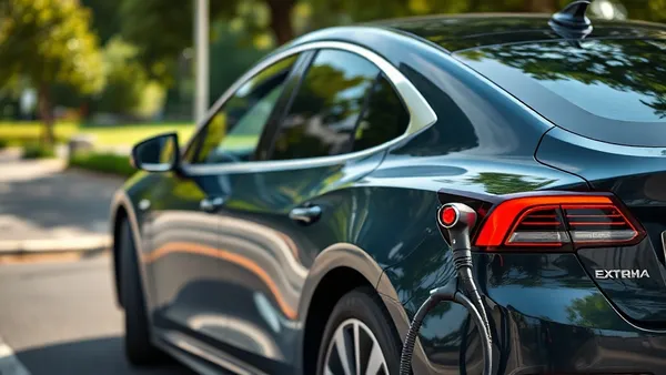 Pessoa segurando documento e chave de carro elétrico diante de concessionária, representando direitos do consumidor