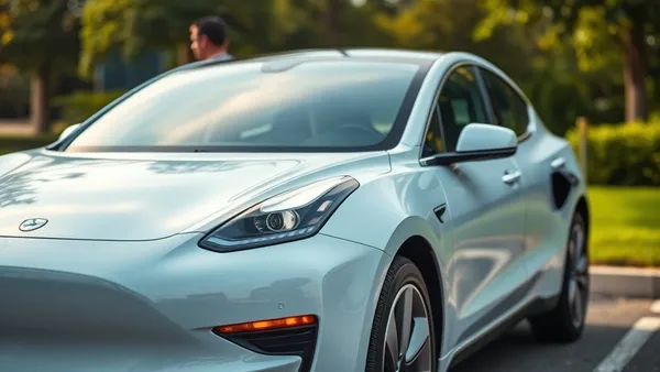 Fábrica automotiva no Brasil com veículos elétricos em linha de montagem representando o programa MOVER